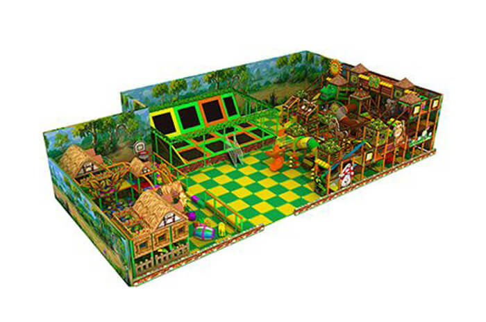 Jungle Theme Indoor Playground Soft Play