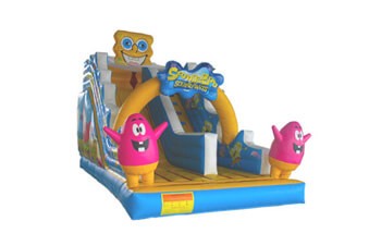 Tobogán inflable de Bob Esponja - Atracciones inflables