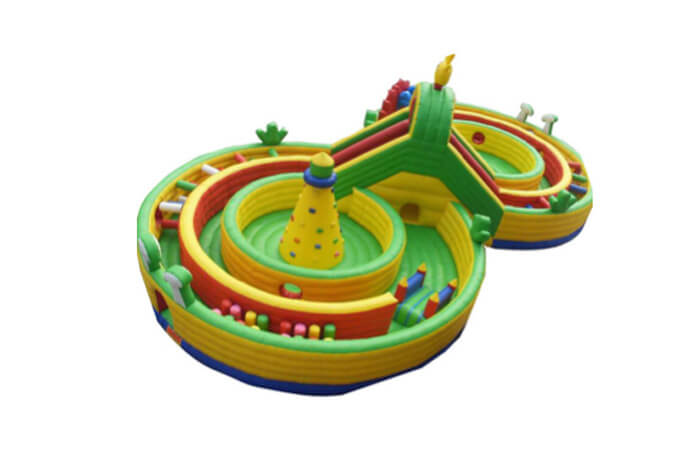 Double Ring Hill Inflatable Obstacle