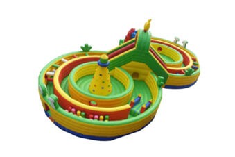 Obstáculo inflable de doble anillo - Atracciones inflables