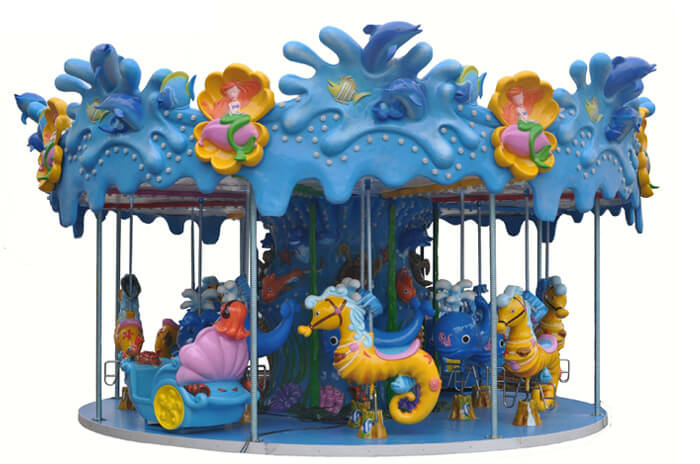 Ocean Carousel Horse013