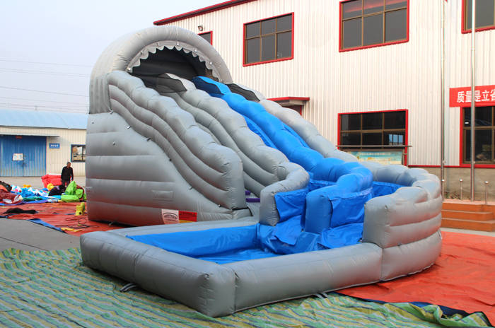 Inflatable water slide