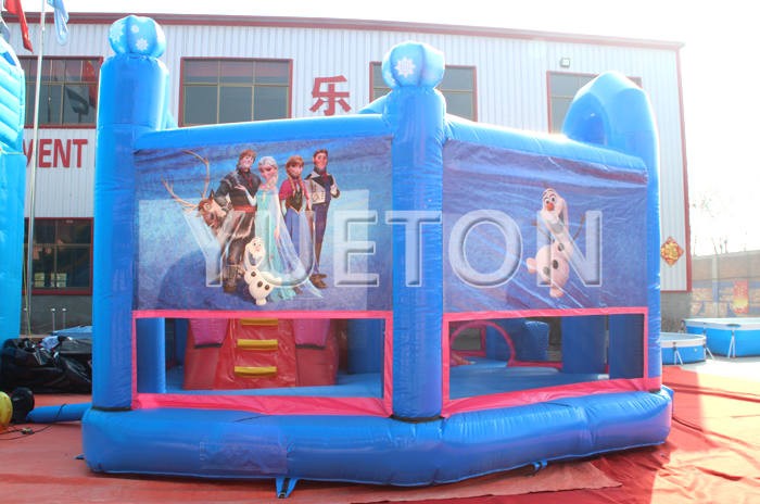 Frozen inflatable bouncer