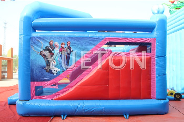 Frozen inflatable bouncer