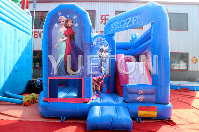 Frozen inflatable bouncer