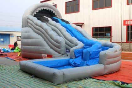 Inflatable water slide