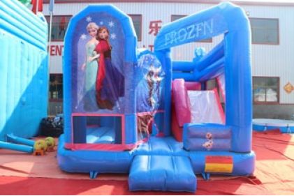 Frozen inflatable bouncer