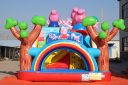 Castillo hinchable Peppa Pig - Atracciones inflables (foto 2 de 3)