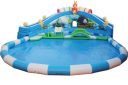 Inflatable water slide and pool game - Productos
