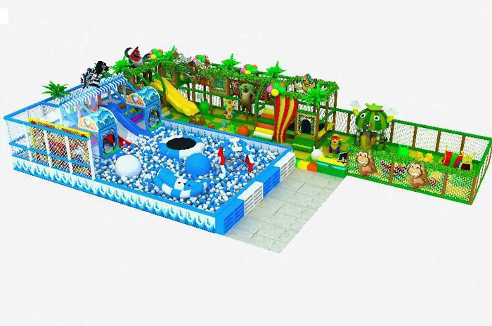 Jungle Theme Indoor Playground Soft Play
