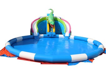 Tobogán acuático hinchable Piscina - Atracciones inflables