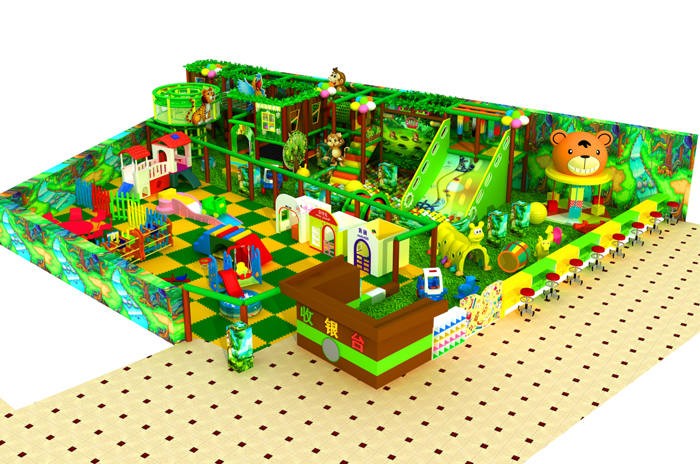 Jungle Theme Kids Indoor Playground Equipment