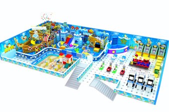 Ocean Theme Indoor Playground Equipment For Kids