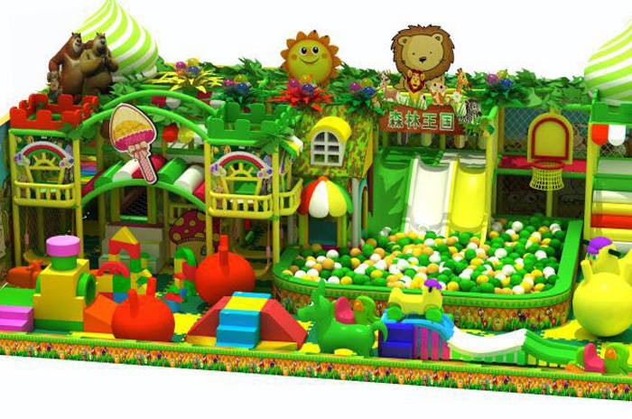 Jungle Theme Indoor Playground Kids Equipment