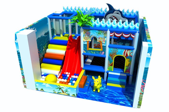Ocean Theme Indoor Playground Equipment For Kids