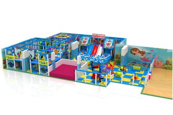 Ocean Theme Indoor Playground Equipment For Kids