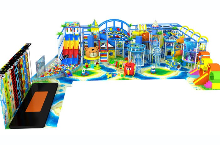 Ocean Theme Indoor Playground Equipment For Kids