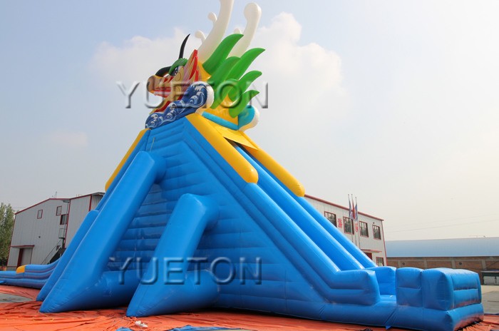 Giant Dragon Inflatable Water Slide