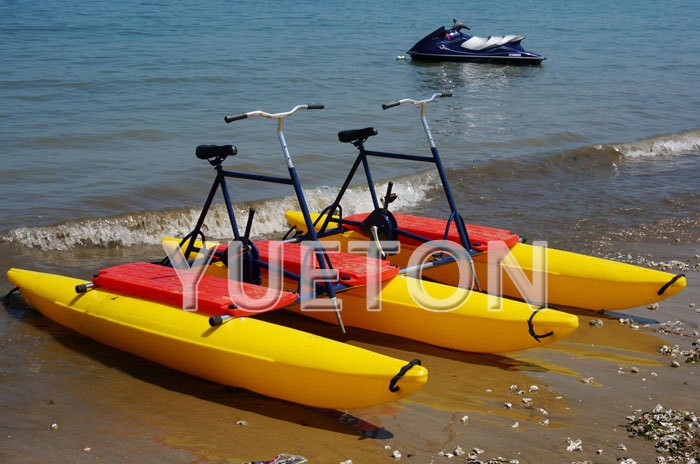 Two person water bike