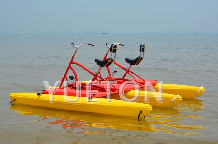 Two person water bike