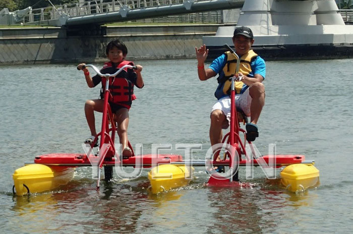 Two person water bike