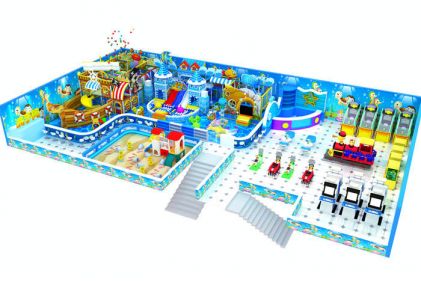 Ocean Theme Indoor Playground Equipment For Kids