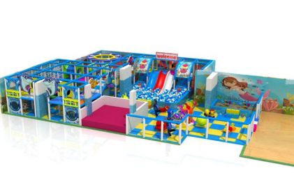 Ocean Theme Indoor Playground Equipment For Kids