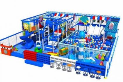 Ocean Theme Indoor Playground Equipment For Kids