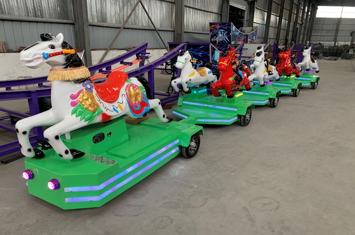 Tren sin rieles para jogging - Trenes de atracciones