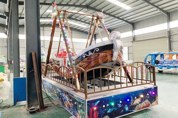 12P Mini Indoor Pirate Ship For Kids
