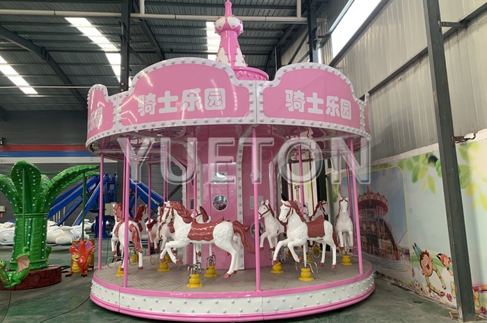 Knight Carousel Horse 017