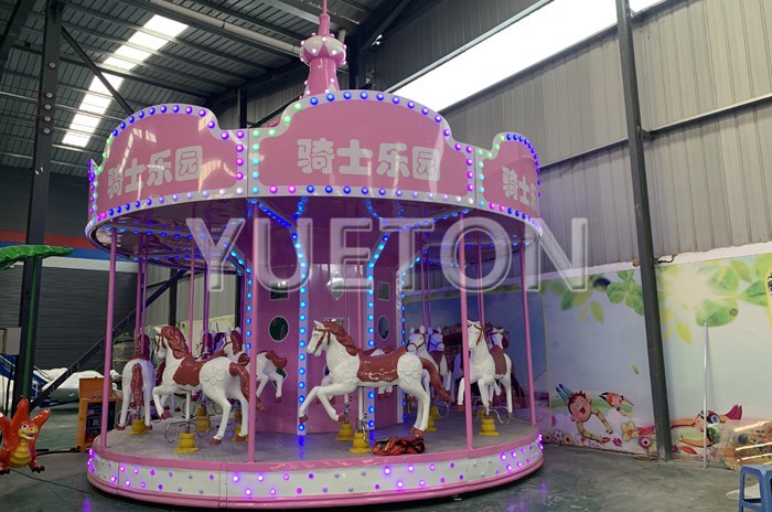 Knight Carousel Horse 017