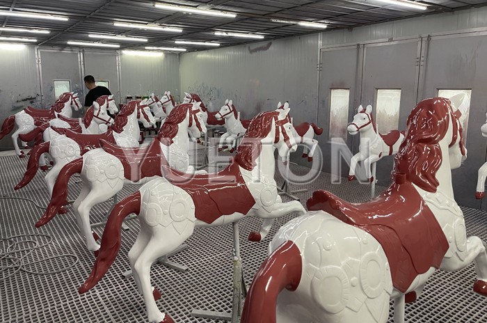 Knight Carousel Horse 017