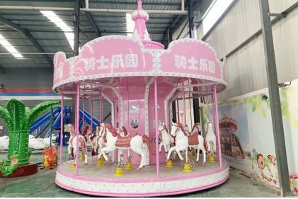 Knight Carousel Horse 017