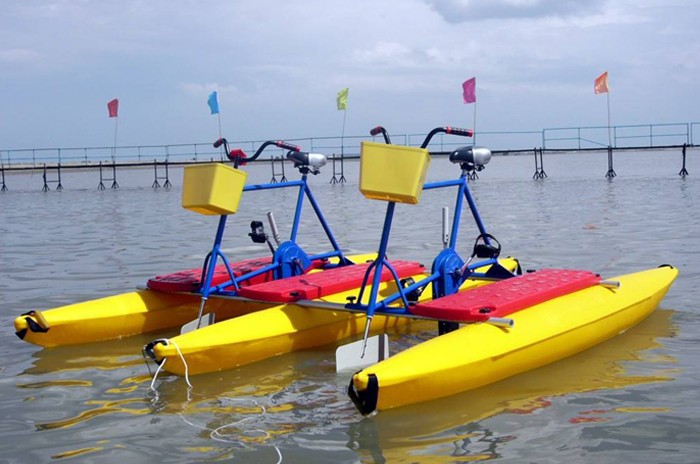 Two person water bike