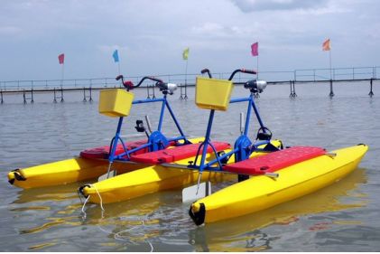 Two person water bike