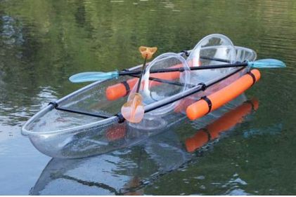 Transparent Hand Rowing Boat