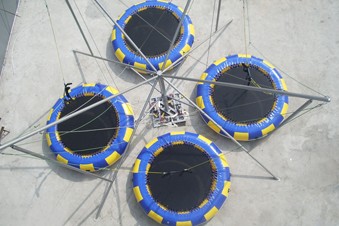 Portable 4 in 1 Inflatable Bungee Trampoline