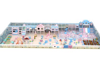 Macaron Theme Soft Playground For Kids
