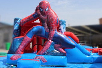 Spiderman inflatable bouncer