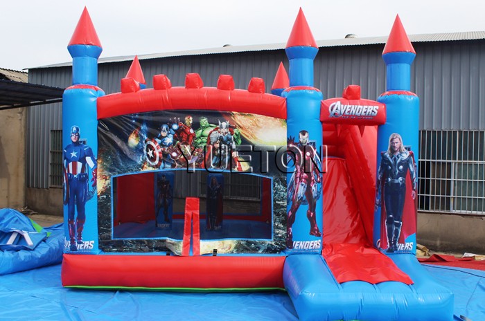 Captain America inflatable bouncer