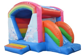 Pink Cartoon Inflatable Bouncer
