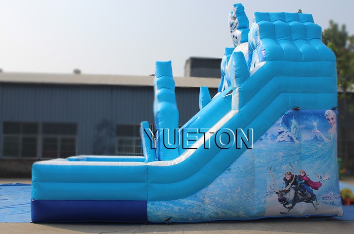 Ice Princess Inflatable Water Slide