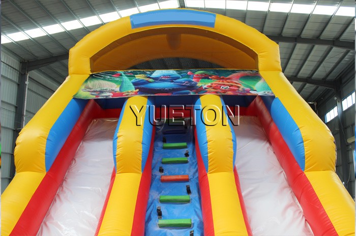 Cartoon Inflatable Water Slide