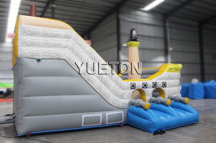 Pirate Ship Inflatable Slide