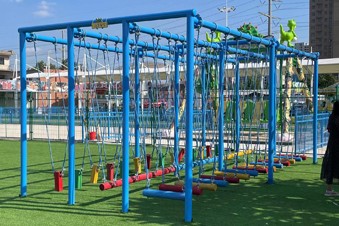 Children  Outdoor Balance Beam