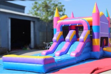 Inflatable Slide Bouncer Combination