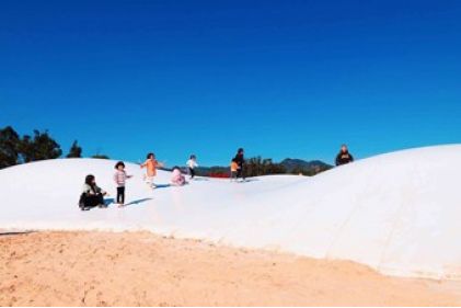 Inflatable White Jumping Cloud