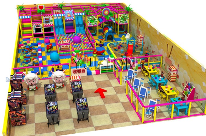 Candy Theme Indoor Playground Soft Play