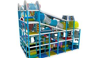 Área de juegos interior temática espacial